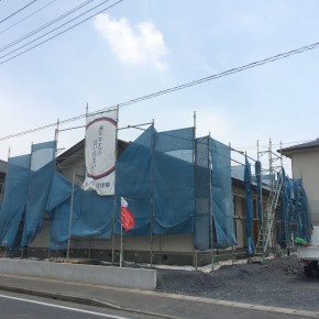 現場⑤（破風板・雨樋工事）